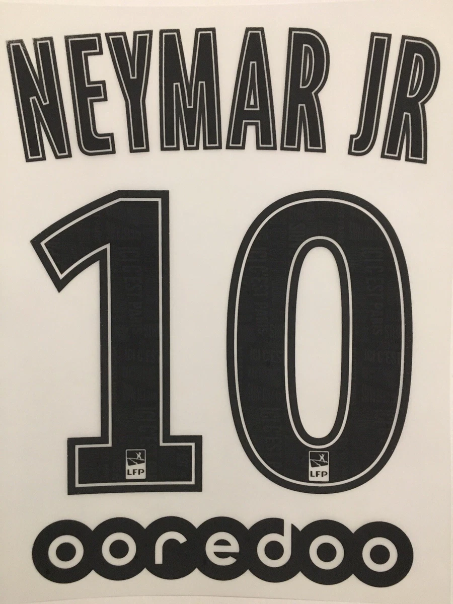 Flocage Officiel PSG Qatar - Neuf - Pour Maillot Paris Saint-Germain