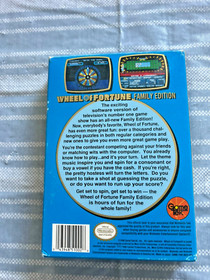 Wheel of Fortune Family Edition NES Nintendo Entertainment System1990 CIB Tested