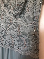 R  M Richards Formal evening gown Surplice Neckline. size 12 Brand New