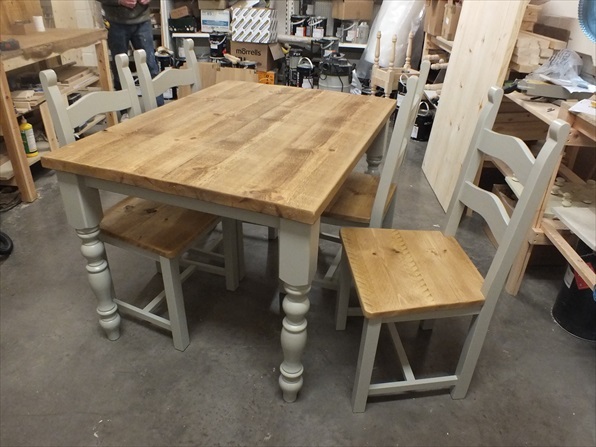 Reclaimed Wood Square Farmhouse Table X Frame Farmhouse Table Made