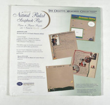 Creative Memories Natural Ruled Refill Pages 12x12 5 Sheets 10 Pgs RCM-12NR NEW