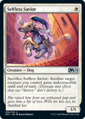 Selfless Savior x1 NM Magic the Gathering 1x Magic 2021 mtg card