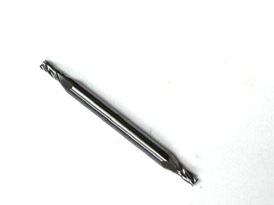 5/64'' CARBIDE END MILL 4 FLUTE DOUBLE END CENTER CUTTING HTC 190-4078 USA