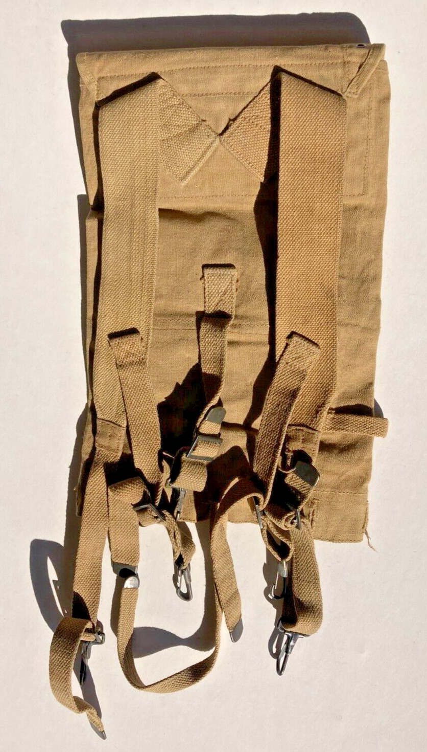 WWI US Army M1910 Haversack Backpack Field Gear Unit Marked 64th Field Artillery