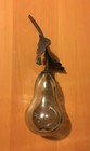 Vintage Decorative Heavy Glass & Brass Pear, at least 30 years old. — photo 4
