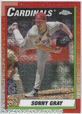 2025 Topps SONNY GRAY Cardinals Silver Pack 1990 Topps Mojo Refractor # T90C-73