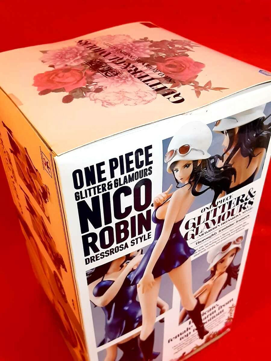 One Piece Glitter & Glamours – Statuetta Nico Robin Style Dressrosa (PVC Ufficiale)
