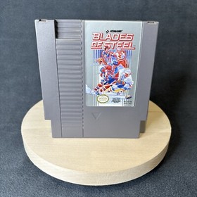 Nintendo NES - Blades of Steel [Classic Series] - CARTRIDGE & MANUAL - Tested