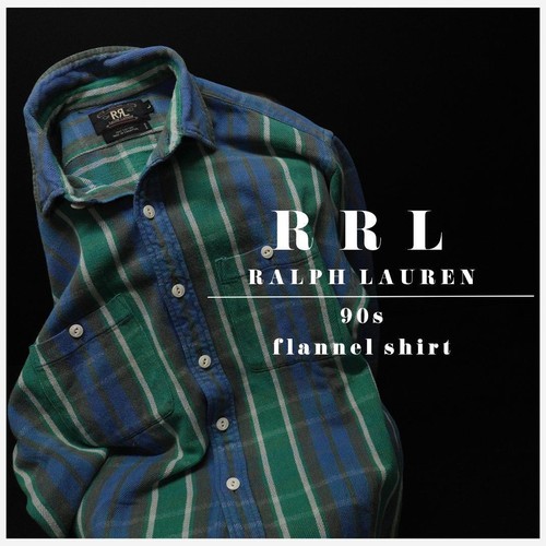 rrl 90s flannel shirt - Gem 
