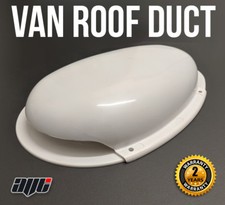 LOW PROFILE WHITE ROOF AIR VENT DUCT VENTILATOR HORSEBOX CARAVAN TRANSIT TRUCK