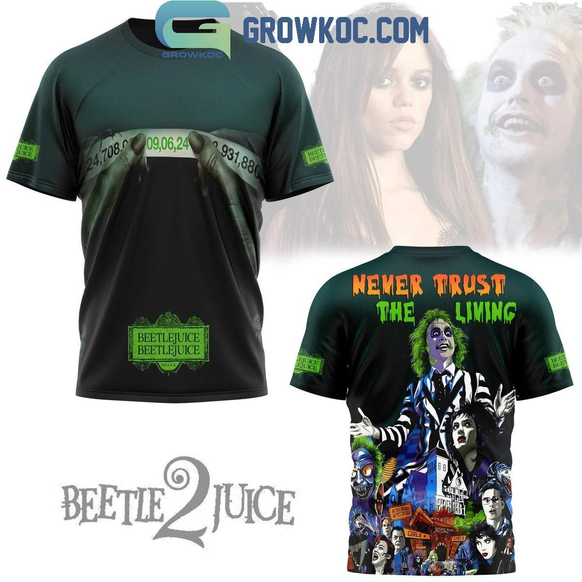 Beetlejuice 1 Never Trust The Living Beetlejuice T-Shirt