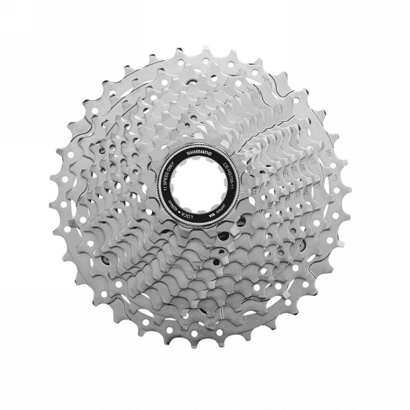 Cassette de Piñones Shimano 105 11v 11-34T para Ruta y MTB Shimano