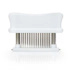 WYZworks 48 Blade Meat Tenderizer Mechanical Tool Jaccarding Cuts of Meats White