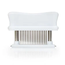 WYZworks 48 Blade Meat Tenderizer Mechanical Tool Jaccarding Cuts of Meats White