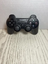 OEM Sony PlayStation 3 PS3 Black Wireless DualShock Sixaxis Controller- Tested