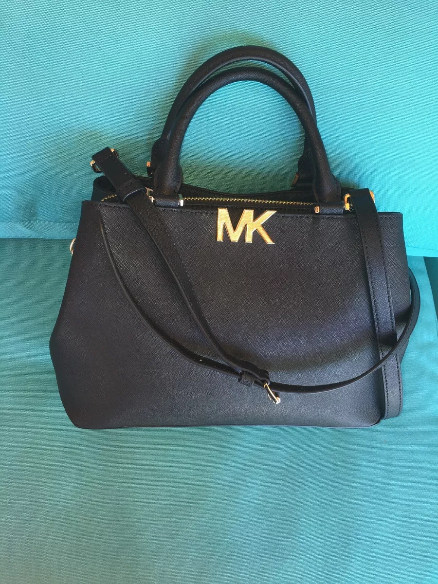 Michael Kors Florence Medium Smooth Leather Satchel Black