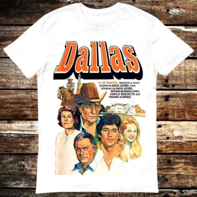 T-Shirt Dallas 80er Jahre klassische TV-Serie J.R. Serie Film 6311