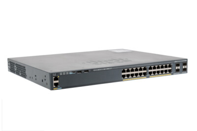 Cisco WS-C2960X-24PS-L V06 24-Port Rack Mountable Ethernet Switch
