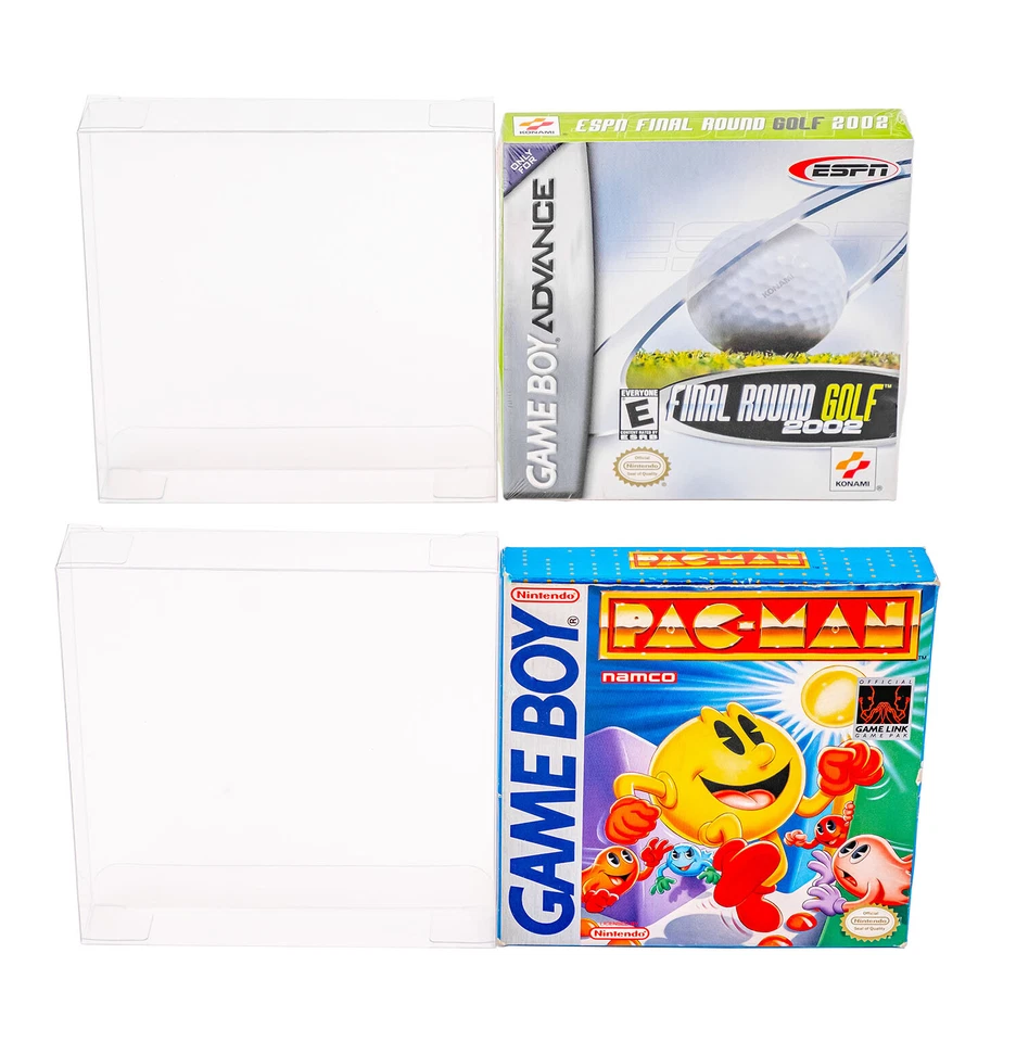 Nintendo Game Boy Advance Game Box Protector Case Clear Plastic Thick Sleeve - Image 3 of 4