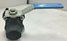 NEW Neles-Jamesbury 21 1100TT0 1" Clincher Brass Threaded Ball Valve 150PSIG