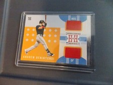 2019 Hometown Heroes Andrew Benintendi Dual Jersey Relic Red Sox 