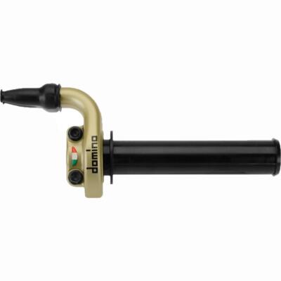 Domino Gasgriff KRR03 Gold Rundzug Motorradgriff Rundzuggriff Max. Hub 45 mm