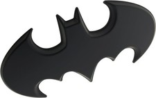 3d Self-adhesive Car Badge Batman 1989 Batwing Logo Matte Black 3.8in 3d Self-adhesive Car Badge Batman 1989 Batwing Logo Matte Black 3.8in