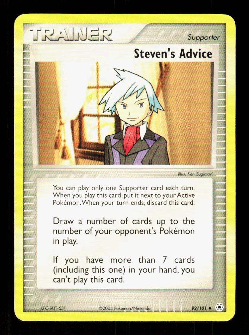 Steven's Advice Pokémon TCG Cards for sale | eBay