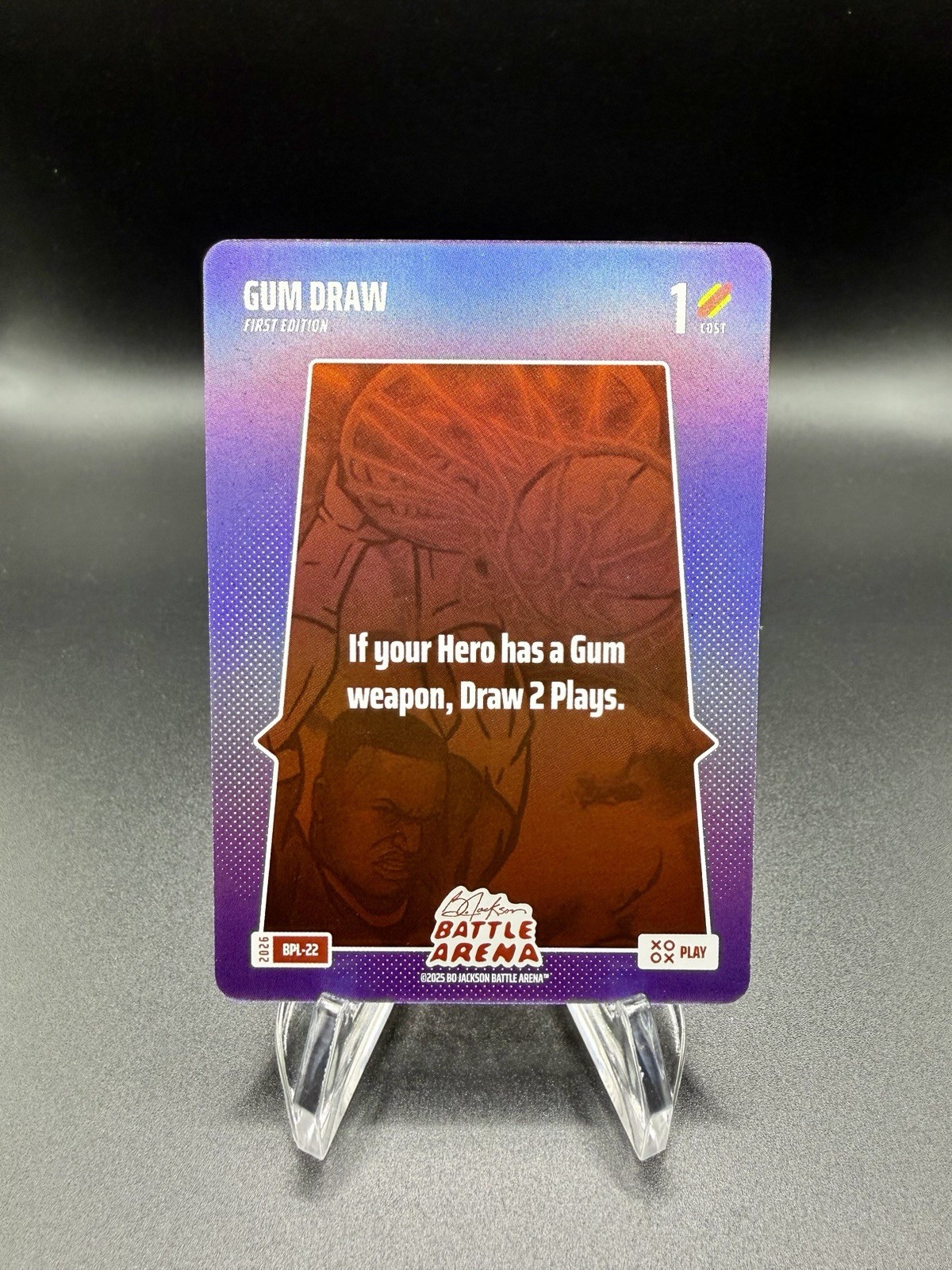 2026 Bo Jackson Battle Arena Gum Draw Play Foil #BPL-22 Ken Griffey Jr