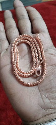 Pure Copper Chain Necklace for Men Women | Handmade Heavy Link Statement Jewelry