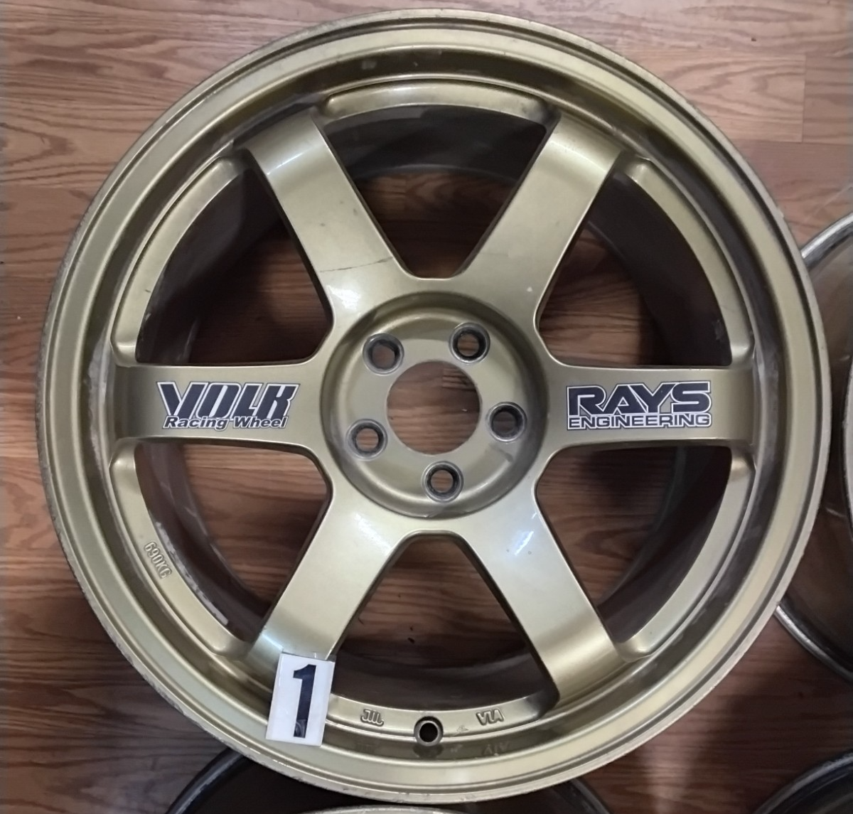 4) Volk Racing TE37 Saga S-Plus47 17x9 5x100 Bronze WHEELS JDM GT4 