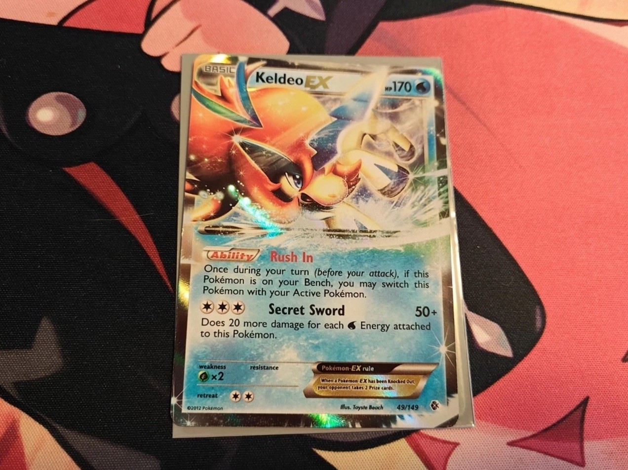 Keldeo EX 49/149 Ultra Rare Holo - Boundaries Crossed - NM/M