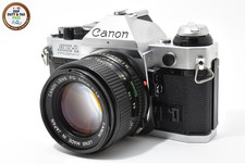 Near Mint Canon AE-1 Program 35mm SLR Film Camera New FD 50mm F/1.4 From JAPAN