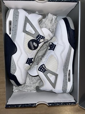Air Jordan 4 Retro White Midnight Navy