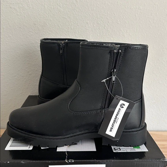 Weatherproof Mens Rampart Waterproof Flat Heel Winter Boots new 8M