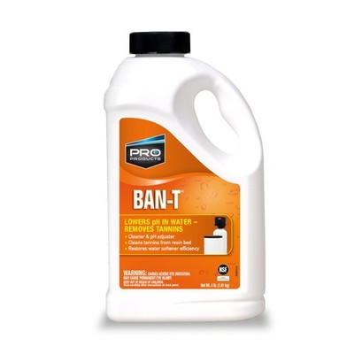 BanT Alkaline Water Neutralizer Cleaner Softener Tannin Iron Removal Agent