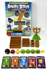 Angry Birds Knock on Wood Game - 2010 Mattel - Discontinued - Missing Bonus Star