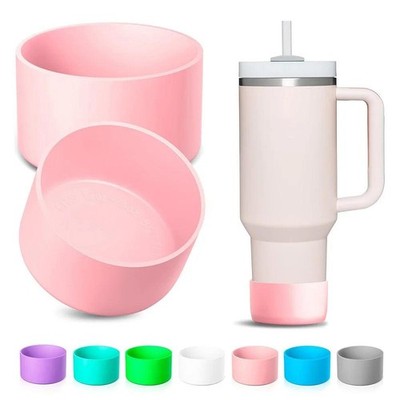 2Pcs Silicone Boot for Stanley Quencher Tumbler Protective Cup Bottom Sleeve Cov