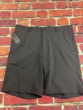 Greg Norman Men's Short Flex Waistband 4 Way Stretch/Wicking Waist 38