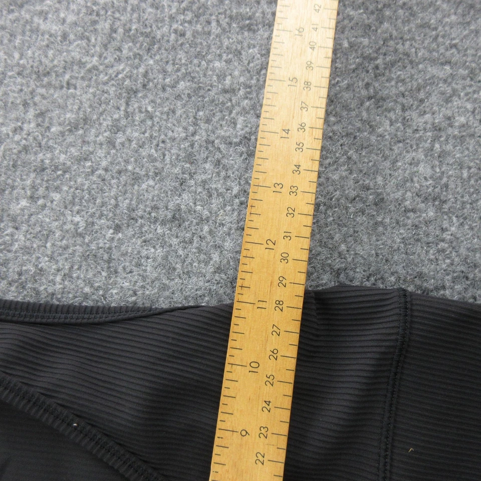 Lululemon Sports Bra Womens Small Black Ribbed Longline V Neck Yoga Training - Image 4 of 4