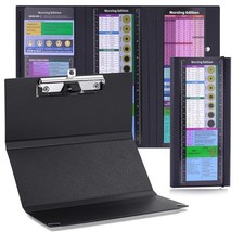 Foldable Medical Clipboard 2 Pack for Nurses Desk Organizer Nursing Station