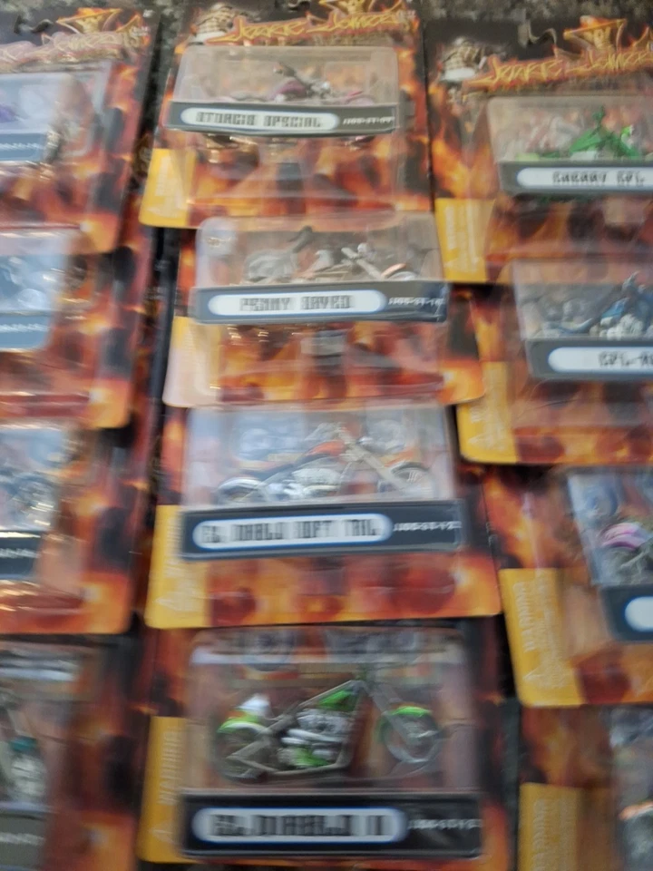 lot of 18 West Coast Choppers 04 & 05“Jesse James” ~ 1:31 Scale~Mint In Org Pack - Image 3 of 4