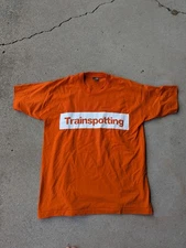 TRAINSPOTTING ORIGINAL 90'S VINTAGE T-SHIRT, SUPER RARE, L, FRUIT OF THE LOOM