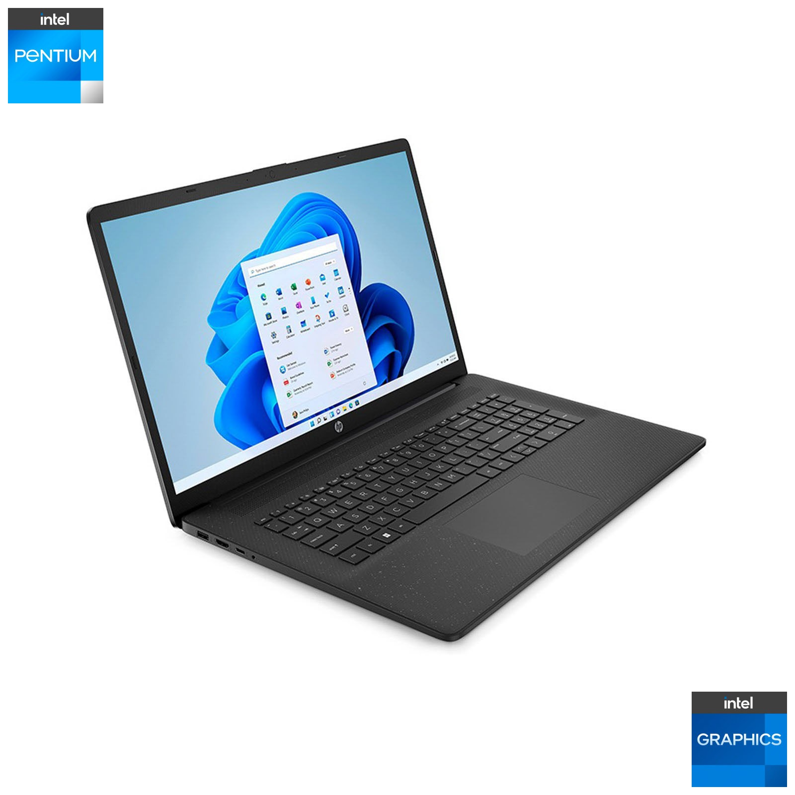 HP 17-cn0534na 17.3"" Laptop: Pentium N5030, 256GB SSD, 8GB RAM, Warranty