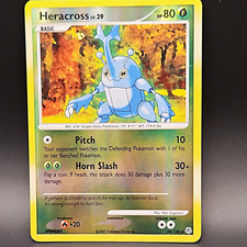 Pokemon TCG Heracross Diamond & Pearl Reverse Holo Rare Basic HP 80 Eng 28/130 on eBay