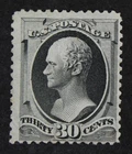 CKStamps: US Stamps Collection Scott#190 30c Washington Mint OG Gum Bend CV$850