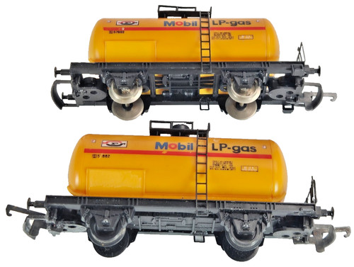 Schwader von 2 Lima L302717W Spur O Mobil LP Gas 57882 Tankwagen ohne Verpackung. | Condition: Used
