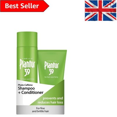 Haarwachstum Koffein Shampoo und Conditioner Duo | Beugt Haarausfall vor 400ml