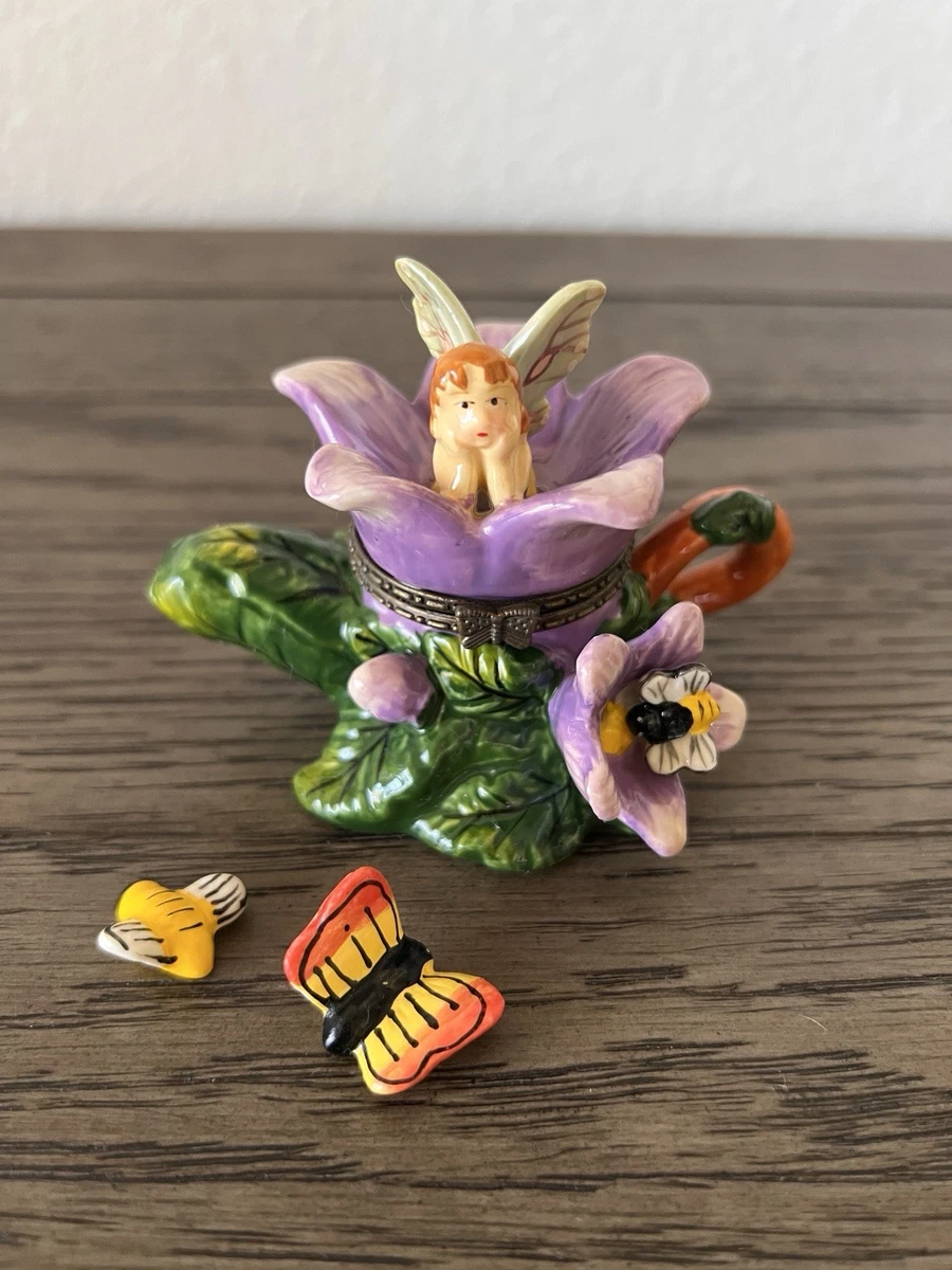 Butterfly Box In Collectible Decorative Trinket Boxes for sale | eBay