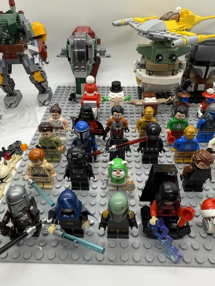 Лот из 32 минифигурок LEGO Star Wars - Оби-Ван, Боба, Вейдер, Энакин + больше! - Изображение 3 из 4